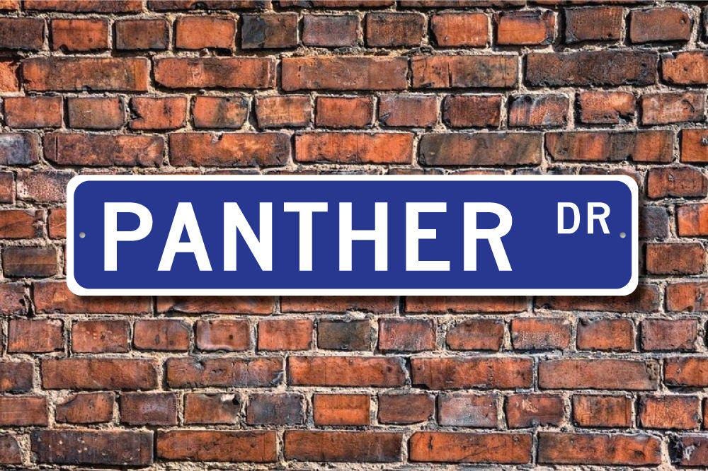 Panther, Panther Gift, Panther Sign, Panther Decor, Panther Lover ...