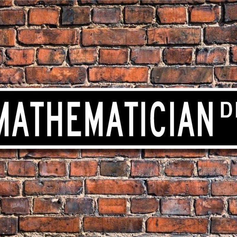 Math Sign for Office - Etsy