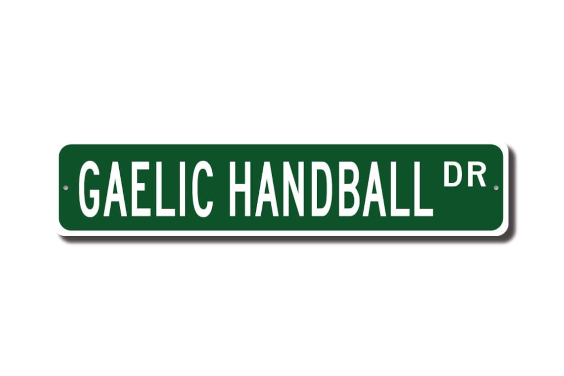 Gaelic Handball Gaelic Handball Sign Gaelic Handball Fan Etsy