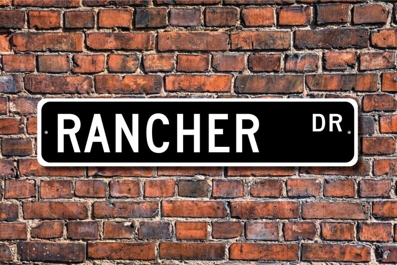 Rancher Rancher Gift Rancher Sign Cattle Rancher Horse Etsy