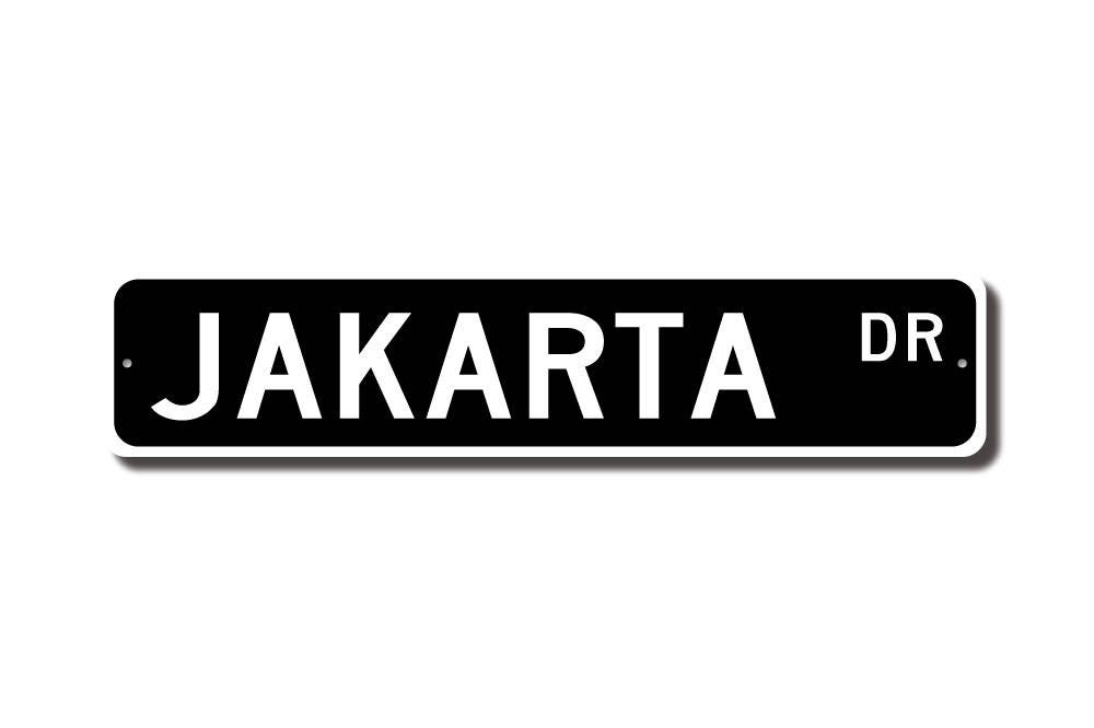 Jakarta Jakarta sign Jakarta gift Jakarta visitor souvenir Etsy