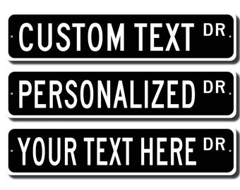 Street Sign, Aluminum Street Sign, Personalized Street Sign, Make Your Own Street Sign, Customize Street Sign, Quality Metal Sign