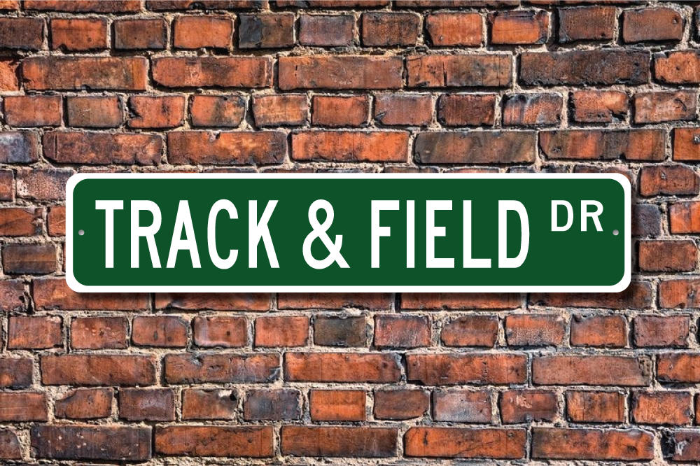 Track & Field Track and Field Sign Track and Field Fan Etsy