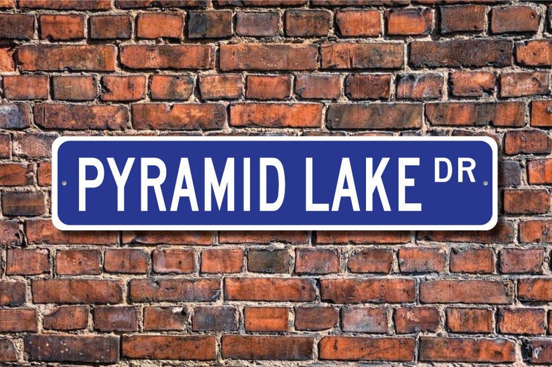 Lake Pyramid Sticker Pyramid Lake, Pyramid Lake Sign, Nevada Lake, Pyramid Lake Visitor ...