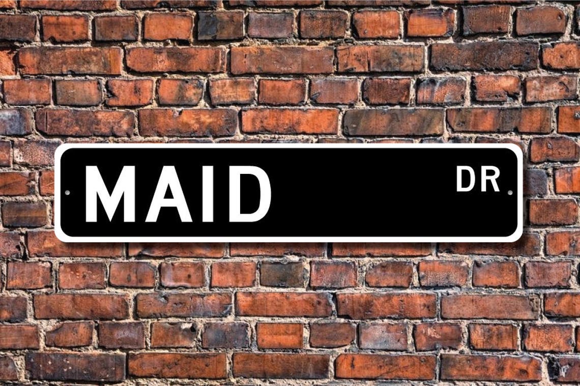 Maid Maid Gift Maid Sign Housekeeper Hotel Employee Etsy