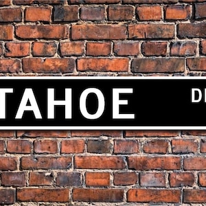 Tahoe, Chevrolet Tahoe sign, Chevrolet Tahoe gift, Chevrolet Tahoe owner, large SUV, Chevy fan, Custom Street Sign, Quality Metal Sign