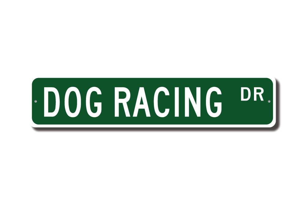 Dog Racing, Dog Racing Sign, Dog Racing Fan, Dog Racing Gift, Greyhound ...