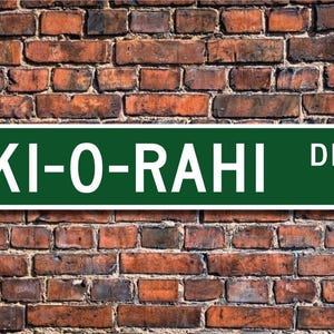 Ki-O-Rahi, Ki-O-Rahi Sign, Ki-O-Rahi Fan, Ki-O-Rahi Player, Ki-O-Rahi Gift, New Zealand Maori Game, Custom Street Sign, Quality Metal Sign