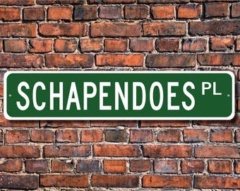 Schapendoes, Schapendoes Sign, Schapendoes Lover, Custom Street Sign,Quality Metal Sign, Dog owner gift, Dog Lover gift, Gift for dog owner