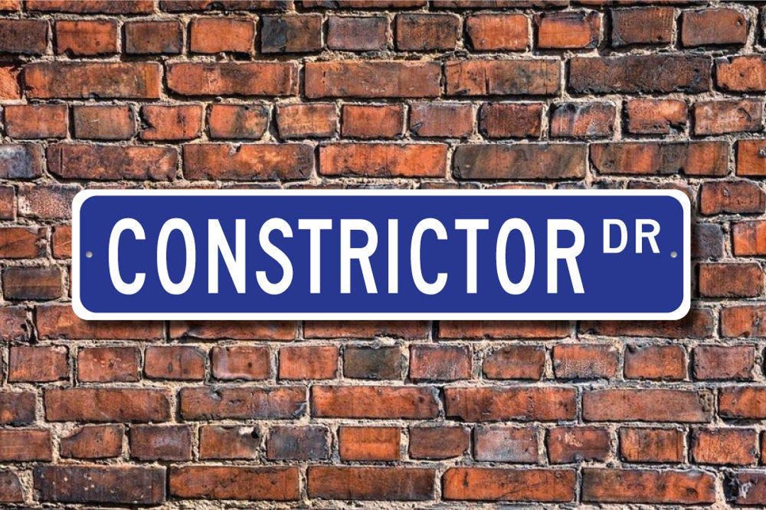 Constrictor, Constrictor Gift, Constrictor Sign, Constrictor Decor ...