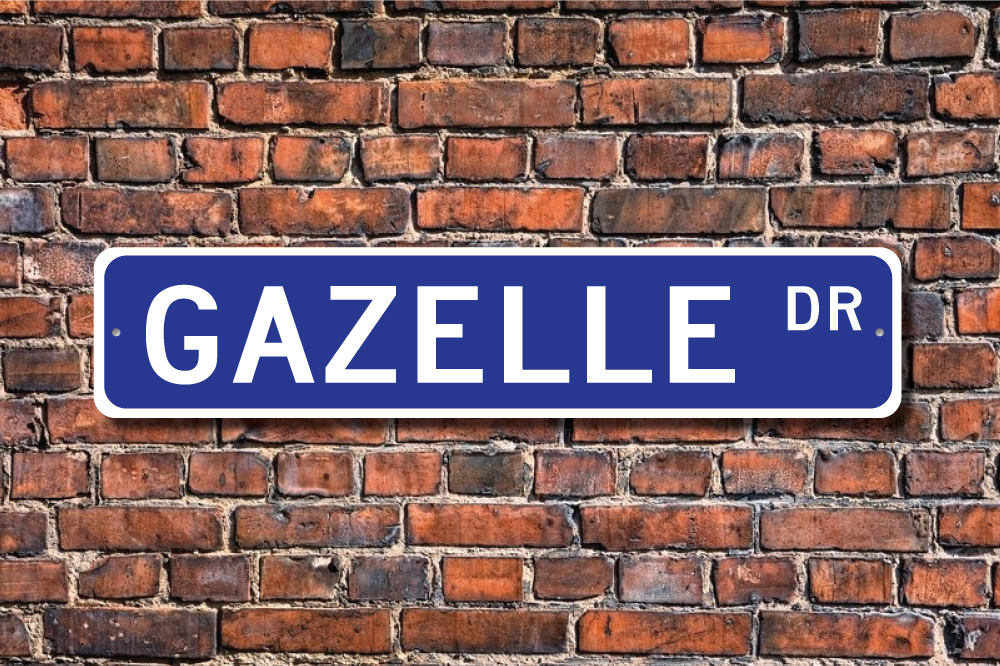 Gazelle Gazelle Gift Gazelle Sign Gazelle Decor Gazelle Etsy UK