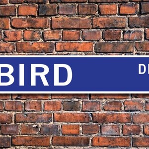 Bird, Bird Gift, Bird Sign, Bird decor, Bird lover, Bird expert, aviary dweller, bird feeder,  Custom Street Sign, Quality Metal Sign