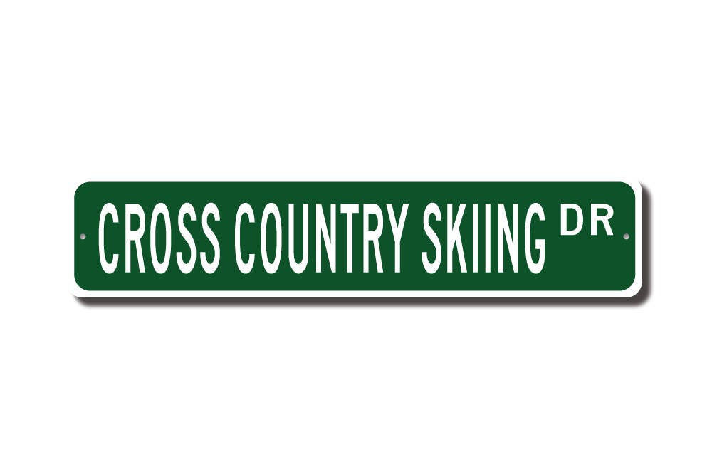Crosscountry Skiing Crosscountry Skiing Sign Crosscountry Etsy