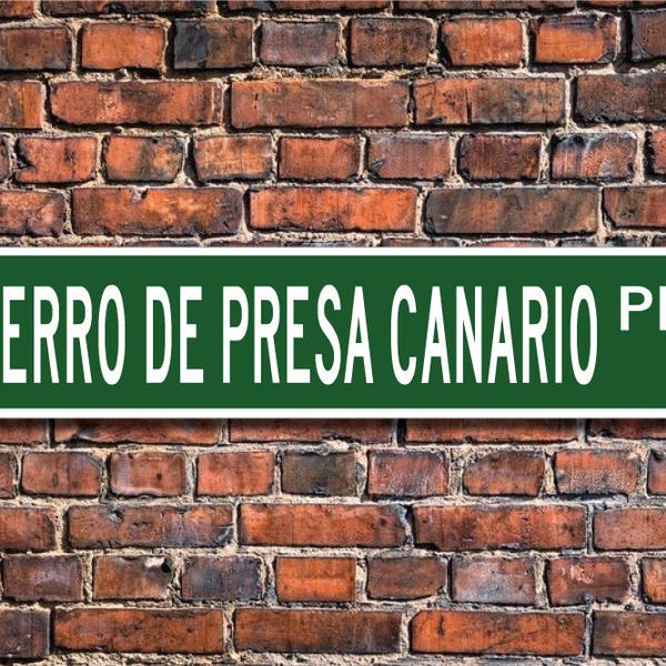 Perro De Presa Canario, Perro De Presa Canario Sign, Perro De Presa Canario Lover,  Custom Street Sign,  Quality Metal Sign, Dog Lover sign