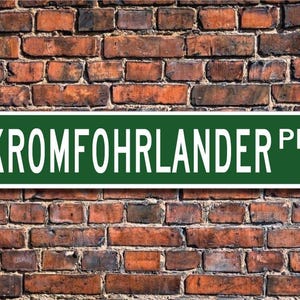 Kromfohrlander, Kromfohrlander Lover, Kromfohrlander Sign, Custom Street Sign, Quality Metal Sign, Dog Owner Sign, Dog Lover, Dog gift