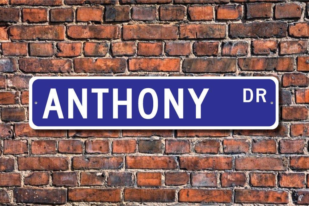 Anthony, Anthony Sign, Anthony Gift, Child Gift, Grandchild Gift ...