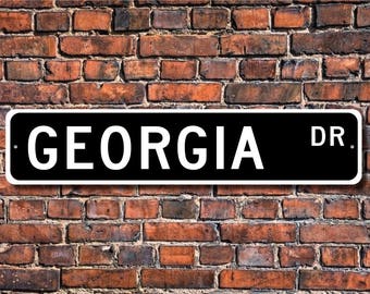 Georgia Metal Sign - Etsy