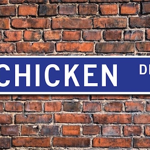 Chicken, Chicken Gift, Chicken Sign, Chicken decor, Chicken expert, Chicken coop sign, poultry farm, Custom Street Sign, Quality Metal Sign