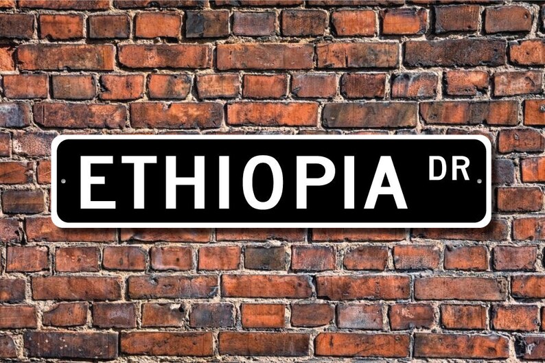 Signo De Etiopia Etiopia De La Pared Decoracion Etiopia Etsy