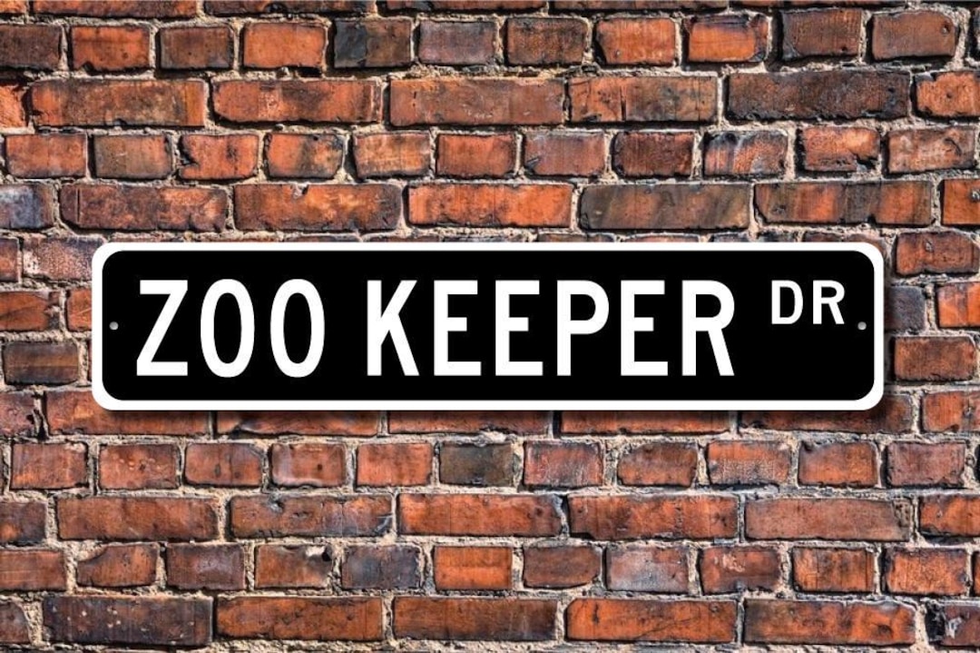 Zoo Keeper, Zoo Keeper Gift, Zoo Keeper Sign, Zoo Supervisor