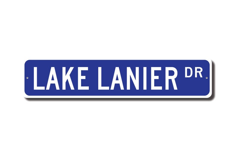 Lake Lanier Lake Lanier Sign Lake Lanier Gift Lake Etsy