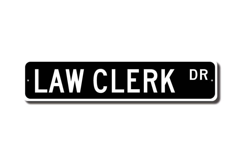 Law Clerk Law Clerk Gift Law Clerk Sign Law Office Etsy