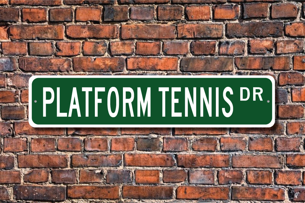 Platform Tennis Platform Tennis Sign Platform Tennis Fan Etsy