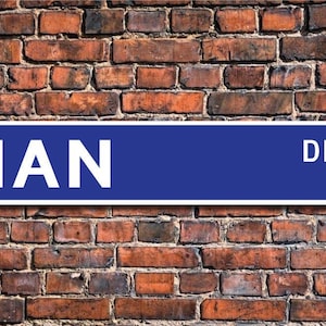 Ian, Ian Sign, Ian Fan, Ian Decor, Ian Lover, Child Gift, Grandchild Gift, Ian Birthday Gift, Custom Street Sign, Quality Metal Sign