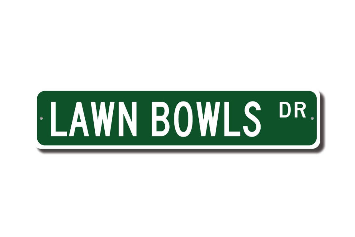Lawn Bowls Lawn Bowls Sign Lawn Bowls Fan Lawn Bowls Gift Etsy