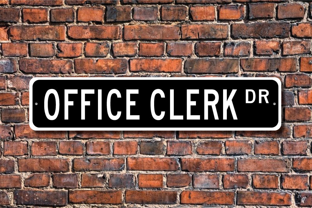 Office Clerk Office Clerk Gift Office Clerk sign office Etsy