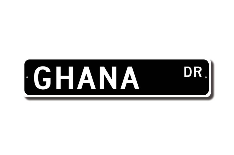 Ghana Sign Ghana Wall Decor Ghana Gift Ghana Souvenir Sign Etsy