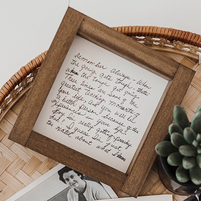 Handwritten Recipe Sign - Etsy