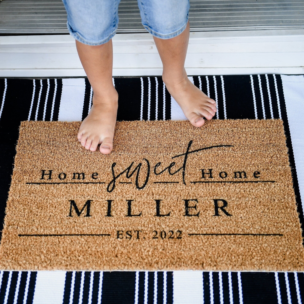 Door Mat Personalized "Droz" "2025"