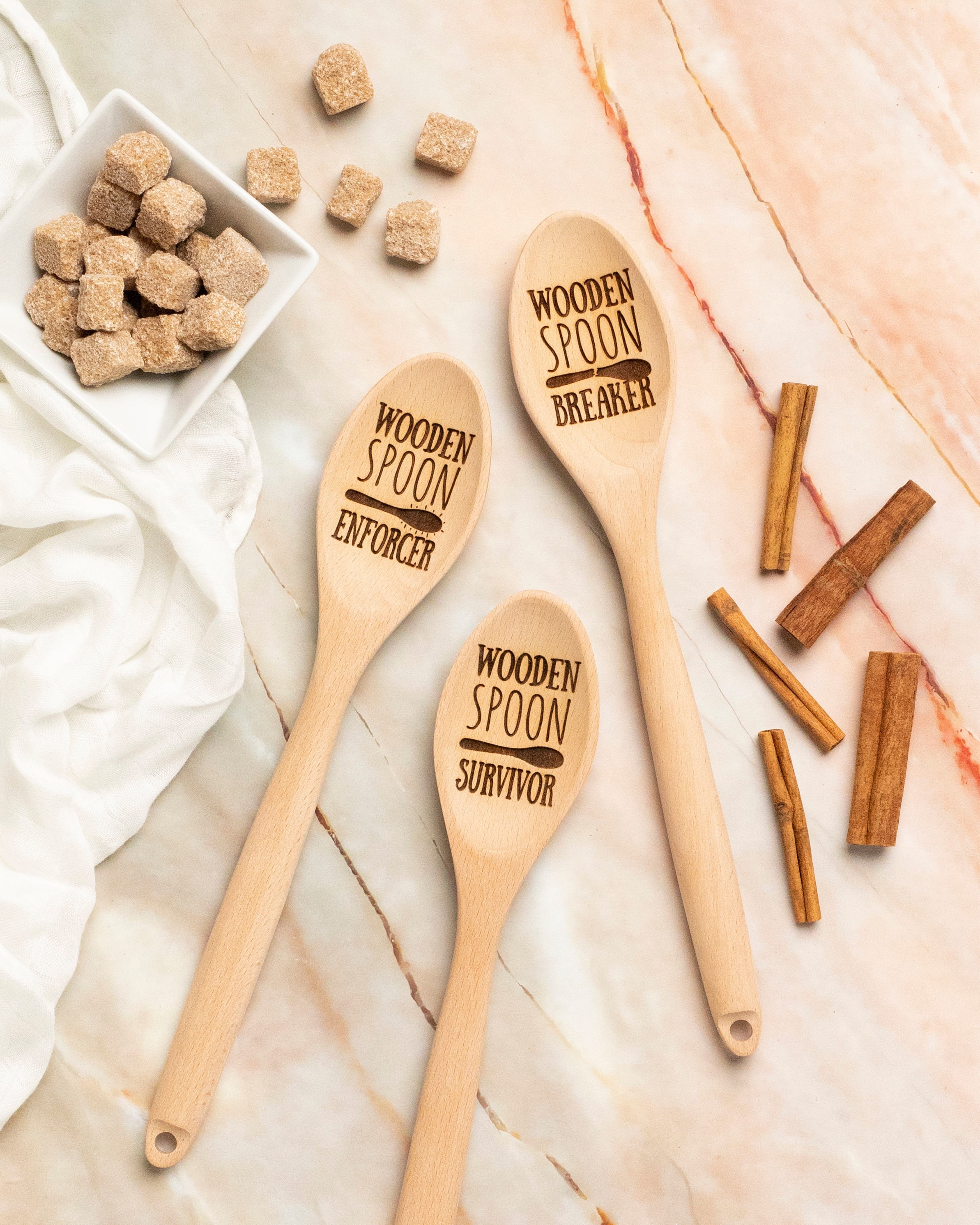 Wooden Spoon Survivor Enforcer Breaker | Engraved Wood Spanking