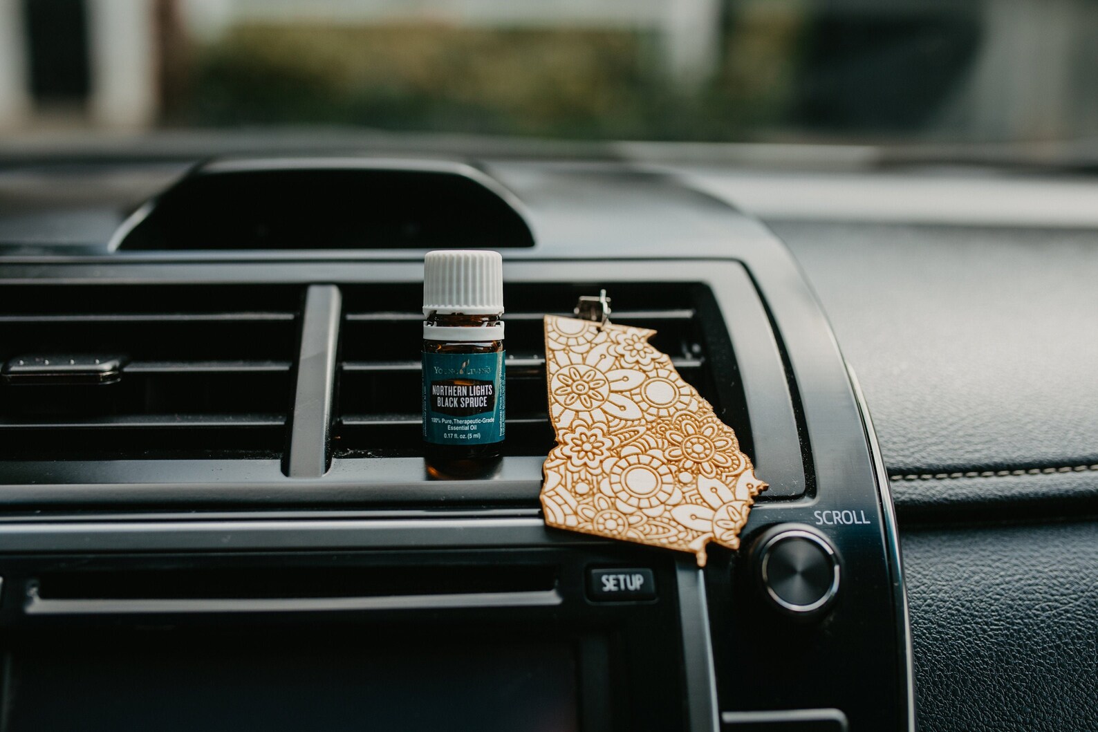 Wood Essential Oil Diffuser Car Air Freshener for Essential Etsy