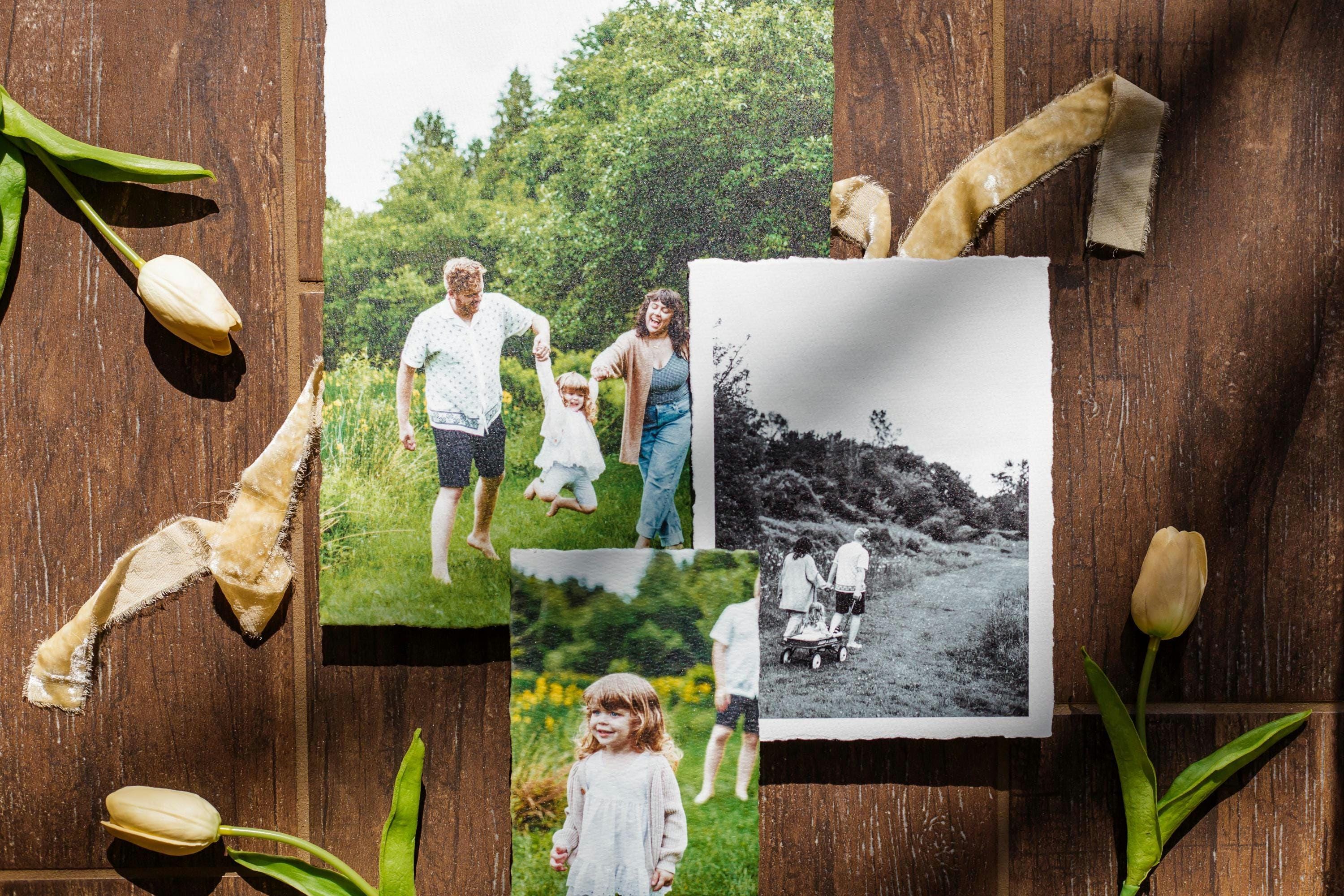 Custom Printed Fine Art Deckle Edge Cotton Paper For Your Artwork, Family, Or Wedding Photos | Personalized Anniversary Gift Home Decor