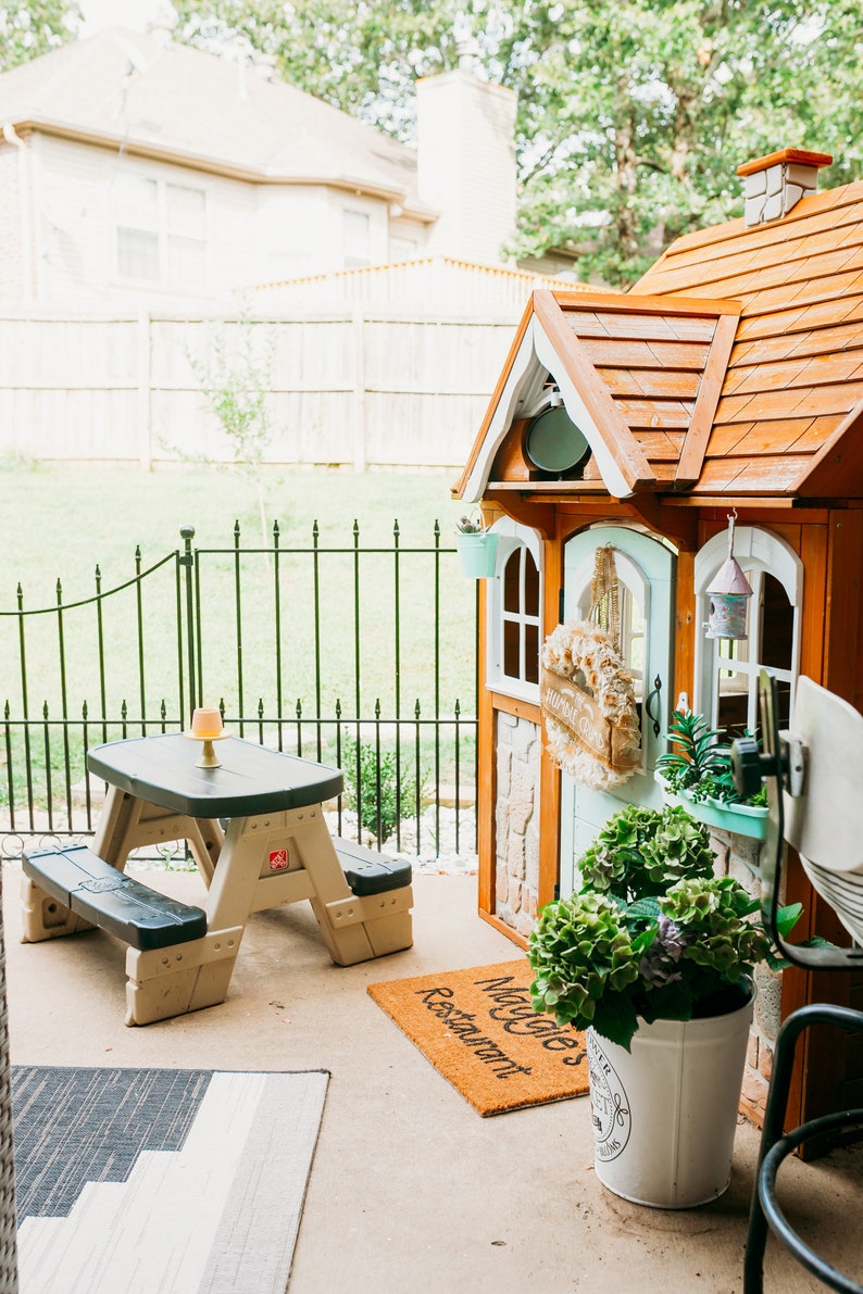 Personalized Kid's Playhouse Mat Custom Door Mat Etsy