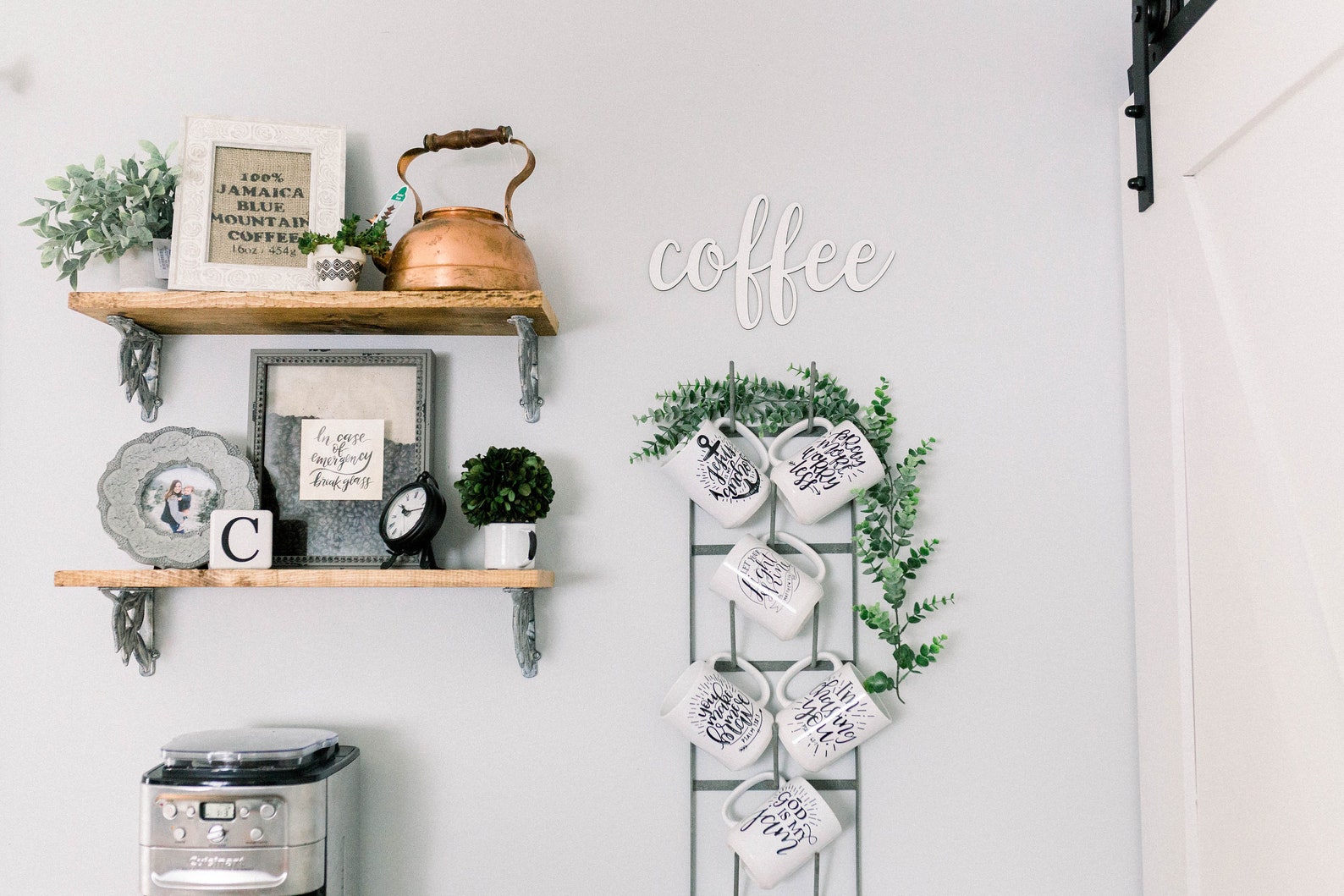 Coffee Sign Coffee Word Cut Out Coffee Cutout Farmhouse Etsy