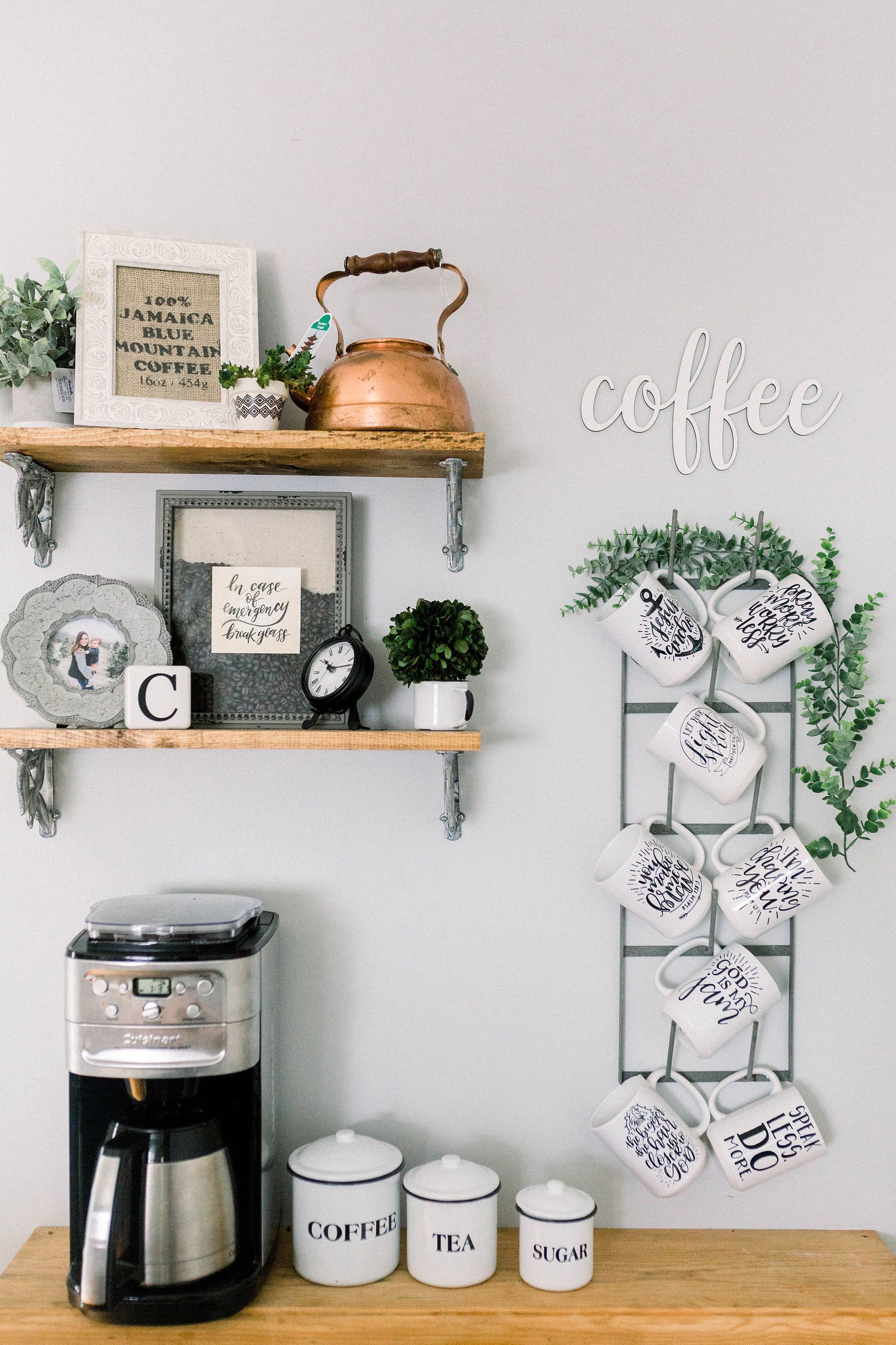 Coffee Sign Coffee Word Cut Out Coffee Cutout Farmhouse Etsy