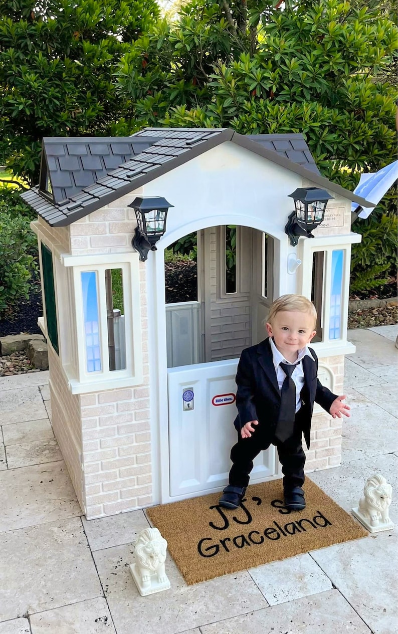 Personalized Kid's Playhouse Mat Custom Door Mat Etsy