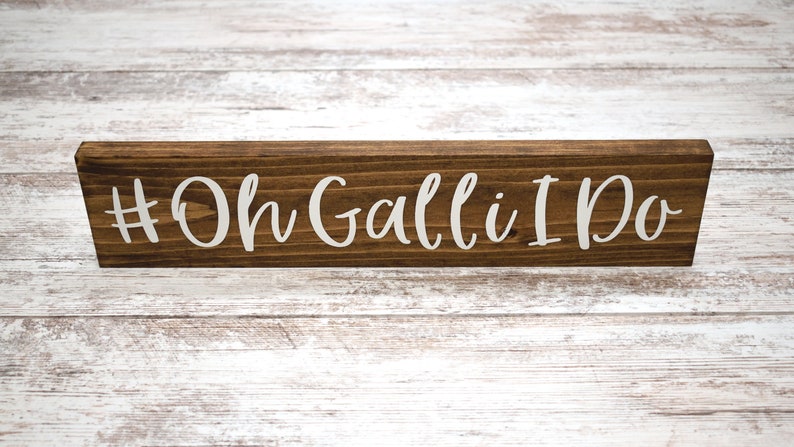 Download Wedding Hashtag Sign Custom Personalized Wood Wedding | Etsy