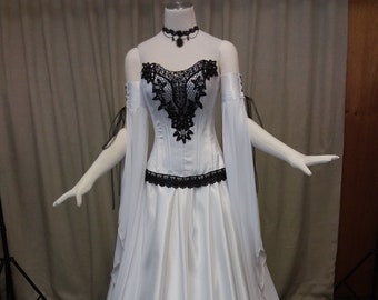 Gothic wedding dress | Etsy