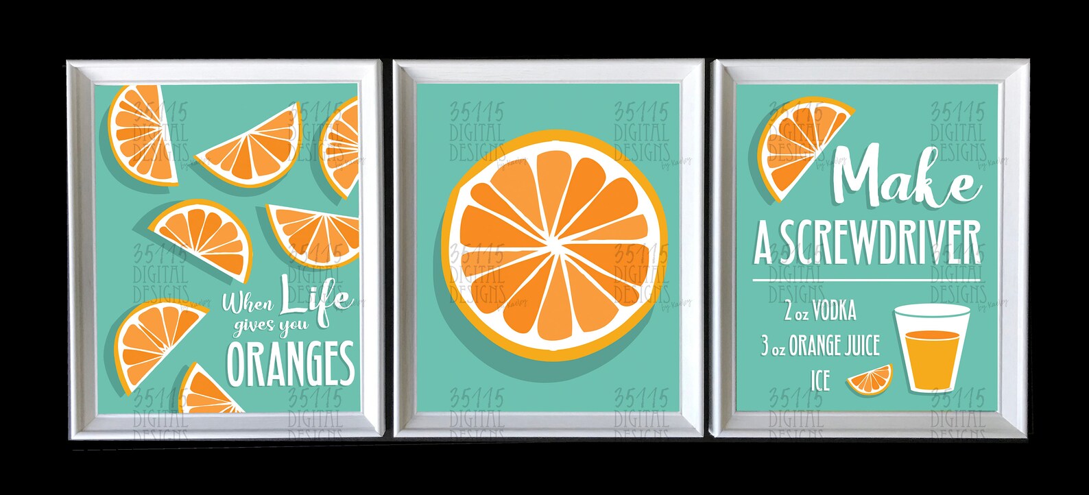 When Life Gives You Oranges... Make A Screwdriver Wall Etsy