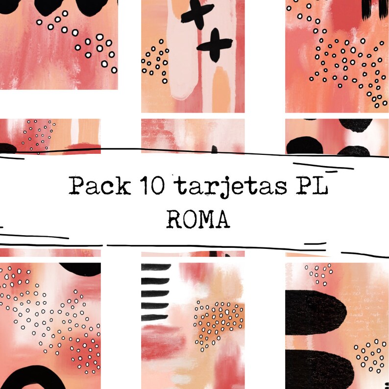 Pack 10 Tarjetas PL Roma imagen 1