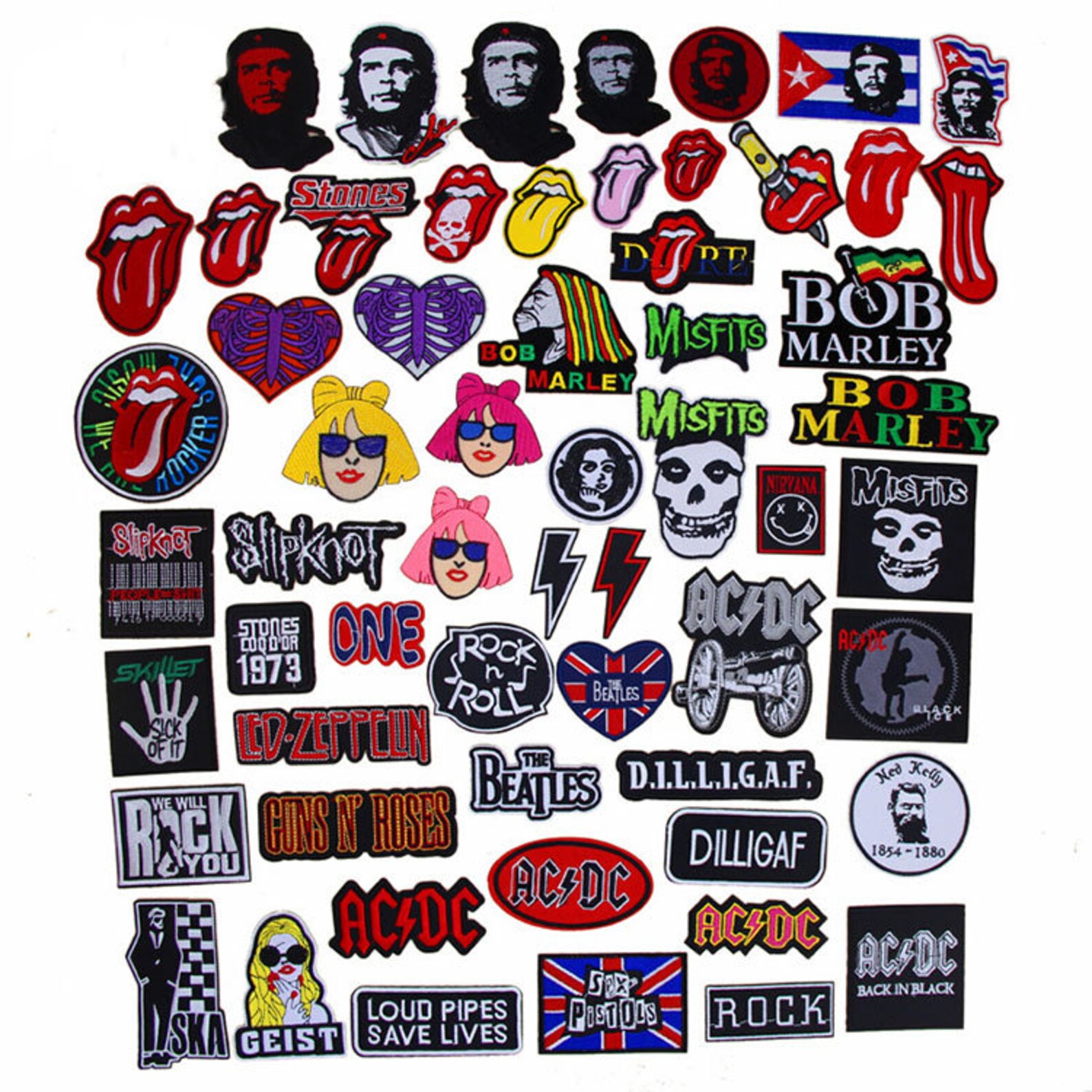 Music Band Patches/ Patches / Embroidery Patches/ Music Band Decorate/ Iron on Patches/ Saw on