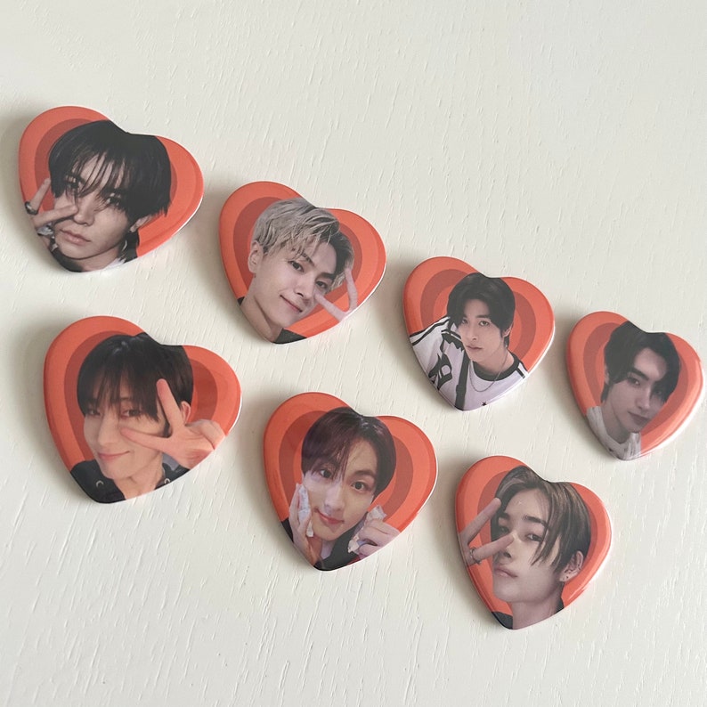 Enhypen Heart Buttons image 2