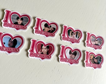 Stray Kids I Love my Boyfriend Stickers