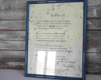 "Mom'" frame, Mother's Day, birthday, gift