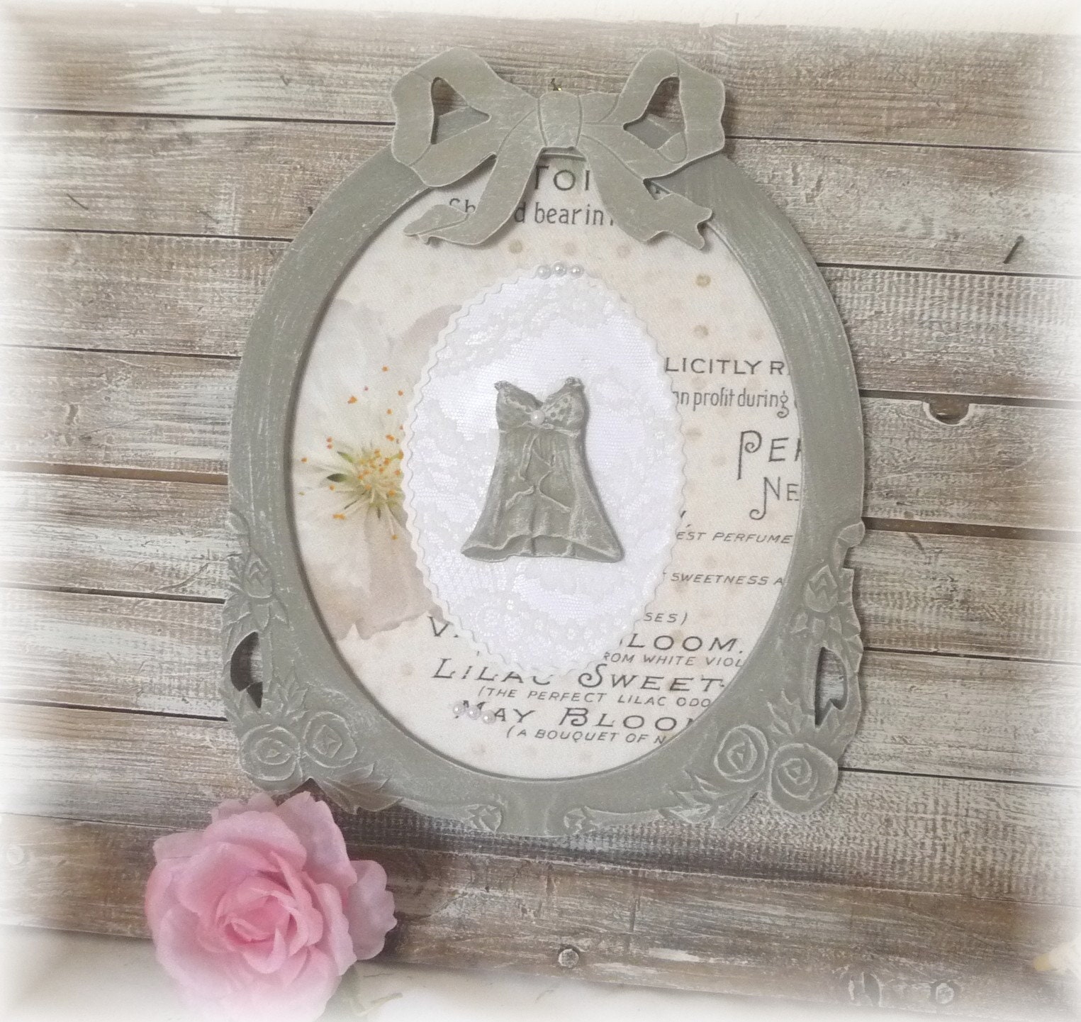 Cadre Vintage de Style Shabby Romantique, Déco Murale, Charme