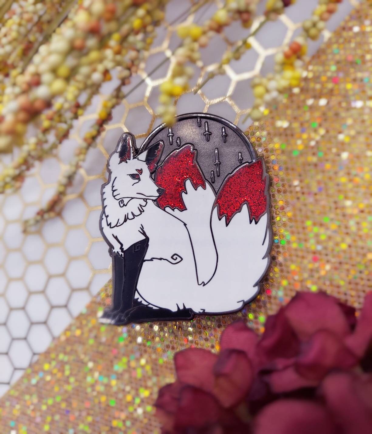 two tailed fox beanie